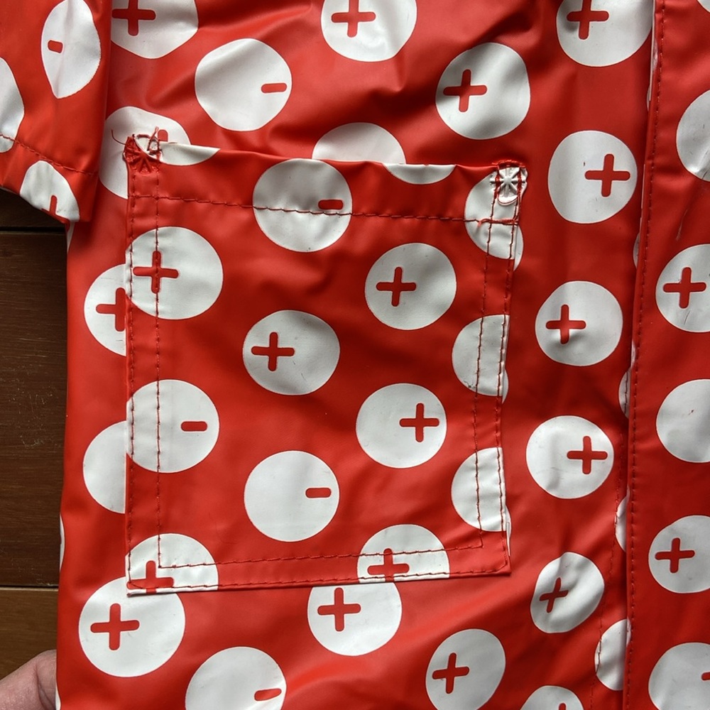 Magnificent Baby Magnetic Raincoat 2T Orange Circles - Picture 3 of 16